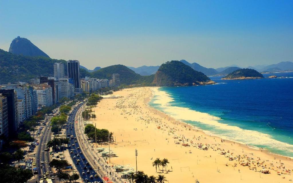 Copacabana 3 Suites, Andar Alto Com Vista Mar, 9 Camas, Enorme, Wifi 300Mb, Ar Condicionado Em Todas Suites, Pauloangerami Mvc1812 Rio de Janeiro Zewnętrze zdjęcie