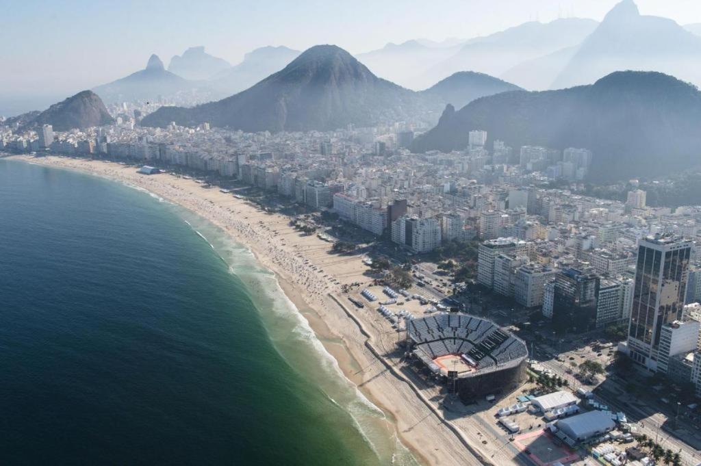 Copacabana 3 Suites, Andar Alto Com Vista Mar, 9 Camas, Enorme, Wifi 300Mb, Ar Condicionado Em Todas Suites, Pauloangerami Mvc1812 Rio de Janeiro Zewnętrze zdjęcie